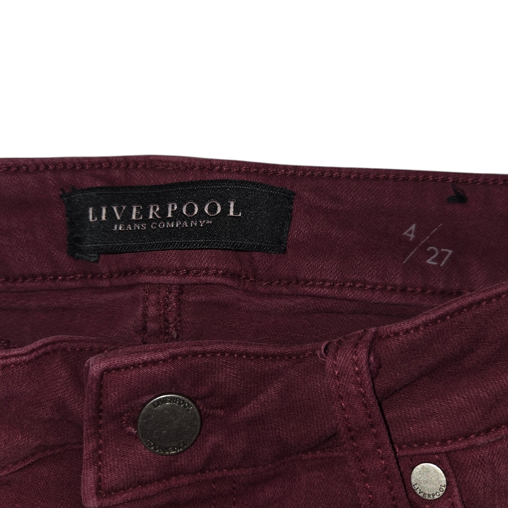 Liverpool Burgundy Jeans